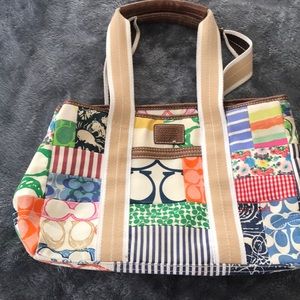 Coach Hamptons Tote # L0698-10444. Patchwork